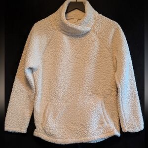 Balance Collection Women's Cozy Cream Sherpa Pullover Warm Large Jacket Coat